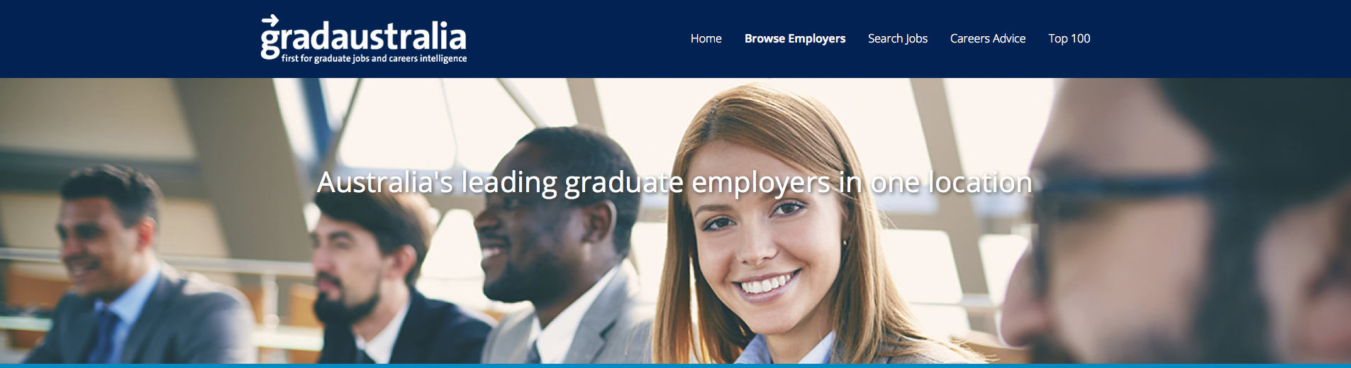 GradAustralia website