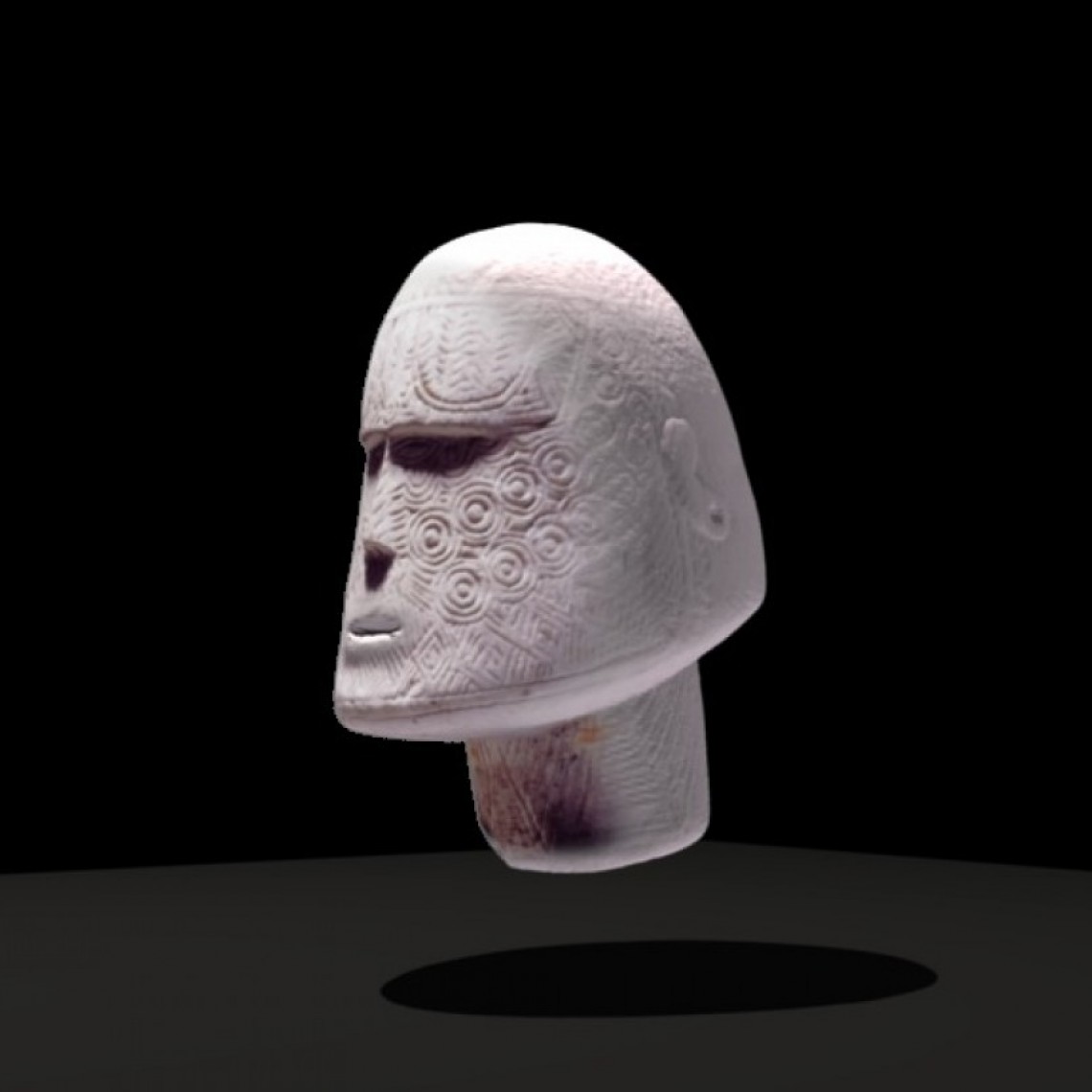 Carved Head visualisation